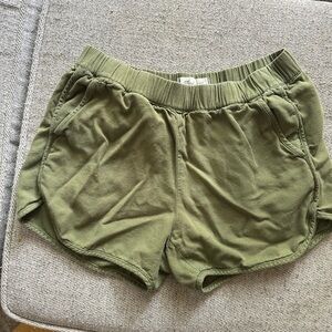 Madewell Green Cotton blend Shorts
